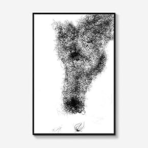 Framed Canvas Wall Art for Living Room, Bedroom Black Horse Canvas Prints for Modern Home Decoration Ready to Hang - 16"x24" inches