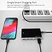 BYEASY Powered USB Hub 3.0 and USB 3.1 Type C Hub, 7-Port USB Splitter with Power Adapter, 3.3 ft Long Cable and BC 1.2 Charging Port for iMac, MacBook Pro/Air, Mac Pro, PS4, Surface, PC, Laptop