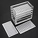 Acrylic Cosmetic Storage Makeup Organizer Clear Eyelash Storage Box Eyelashes Glue Pallet Holders 5 Layers Grafting Eyelash Extension Tool