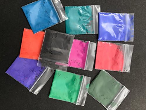 SET OF 10 DIFFERENT COLOR OF THERMOCHROMIC MULTIPURPOSE PIGMENT - SPECIAL NEW