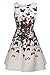 ACEVOG Women Summer Casual Sleeveless Floral Mini Party Cocktail Dress