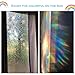 Niviy Tinted Anti-Glare Plastic Film Decorative Window Films Rainbow Effect Window Covering for Glass, Door, Window 17'' by 78.7''
