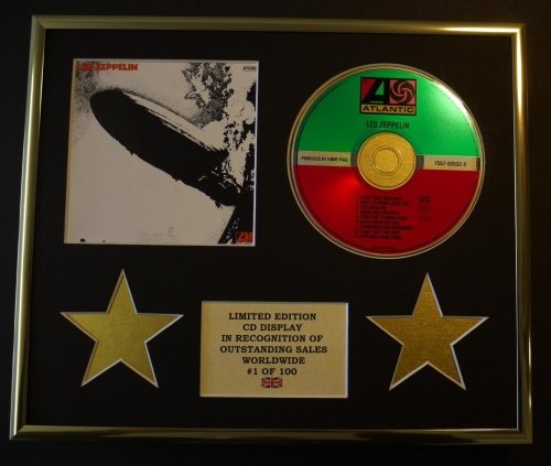 LED ZEPPELIN/CD DISPLAY/LIMITED EDITION/COA/LED ZEPPELIN