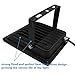 GLW 20W LED Flood Lights,100W Halogen Bulb Equivalent,IP65 Waterproof Daylight White Outdoor Work Light,1800lm,6000K,110V Floodlight with US 3-Plug