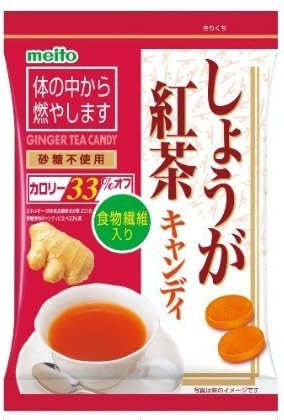 Meito Japan Sangyo ginger tea candy 55g x 10 pieces