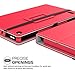 MoKo Case for Fire 2015 7 inch - Slim Folding Cover for Amazon Fire Tablet (7 inch Display - Previous 5th Generation, 2015 Release Only), RED