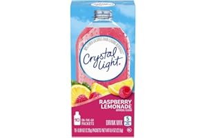 Crystal Light Drink Mix - 2 Boxes - 20 Packets (Raspberry Lemonade)
