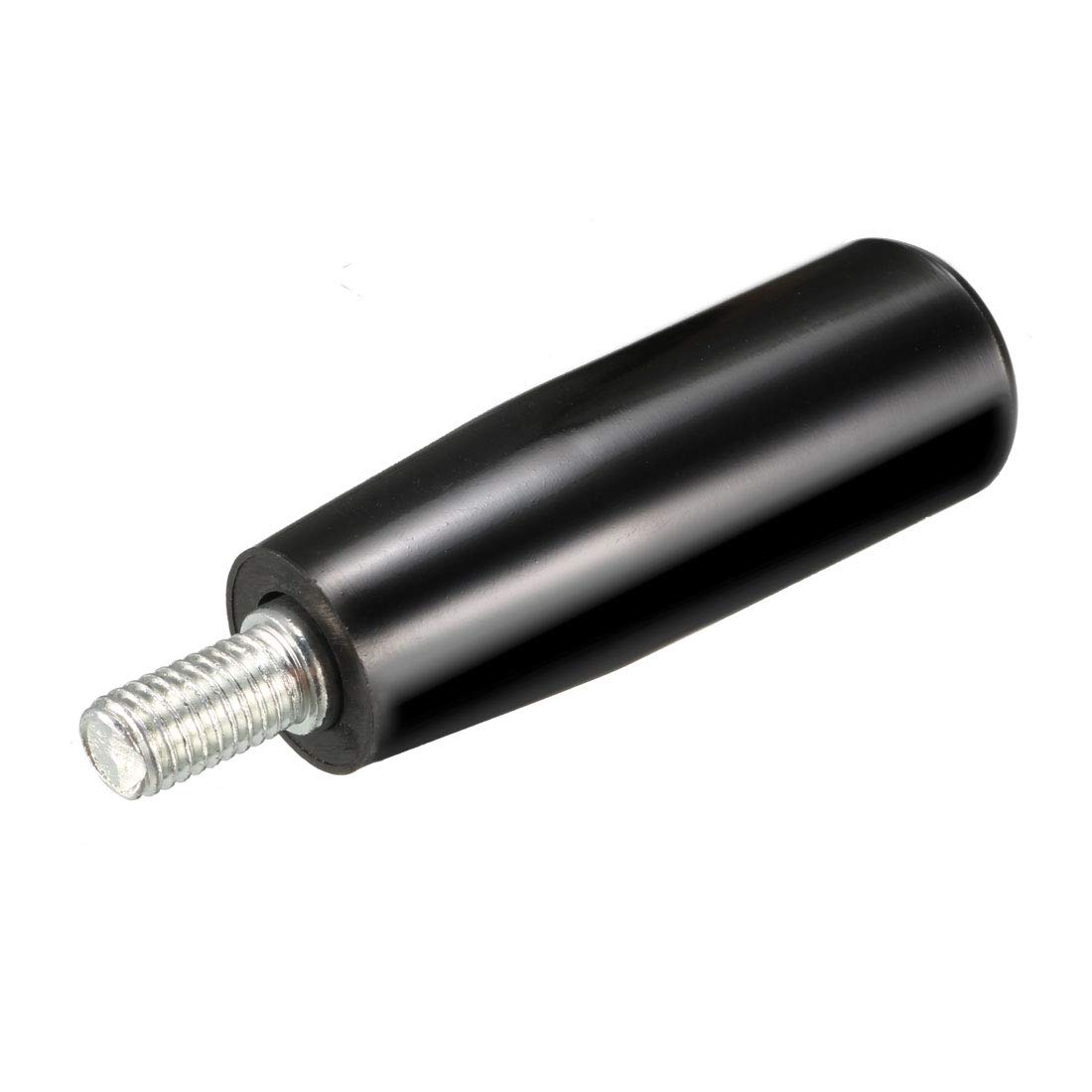 sourcing map Revolving Handwheel Machinery Black Handle M8 Male Threaded Stem for Milling Machine Lathe