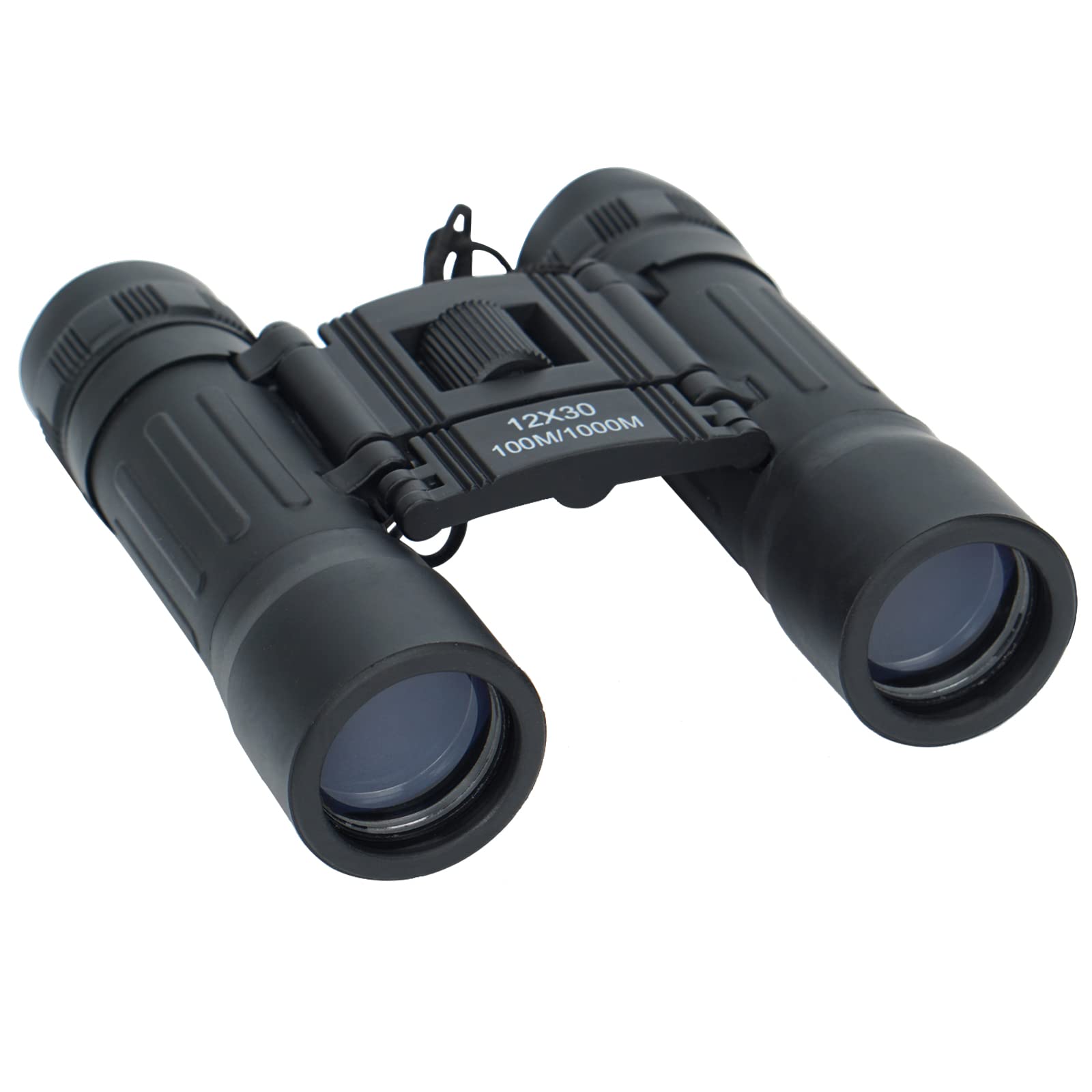 FLYAMAPIRIT Mini Binoculars Telescope Foldable 12 x 30 HD Binoculars with Carry Strap and Carry Bag for Bird Watching, Concerts, Opera, Sports and Travel