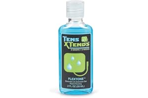 FLEXTONE TensXtends Conductive Adhesive Gel for Tens Pads - Patented Formula That Will Extend The Life of Your depleted Electrode Pads of Your Tens and EMS Units (2 FL OZ)