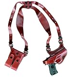 Gould & Goodrich 804-G17LH Gold Line Shoulder Holster - Left Hand (Chestnut Brown) Fits GLOCK 17, 19, 22, 23, 31, 32, 34, 35, 39