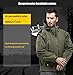 FREE SOLDIER Men Outdoor Tactical Softshell Jacket Waterproof Army Military Hooded jacket (Black XL)