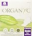 ORGANYC Hypoallergenic 100% Organic Cotton Pads Night Wings, 10-count Boxes (Pack of 2)