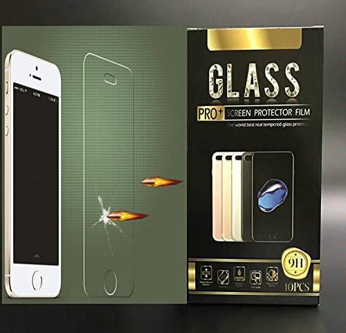 Tempered Glass Screen Protector 0.33mm 2.5D 9H with Gold paper package For Iphone X