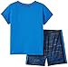 adidas Baby Boys' Tee and Active Short Set, Shock Blue, 18 Months