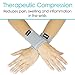 VIVE Wristbands (Pair) - Bamboo Charcoal Compression Wrist Band - Sweatband Support for Carpal Tunnel Pain Relief - Arthritis, Tendonitis - Men, Women - Tennis, Gymnastic, Yoga Sweat Sleeve (Gray)
