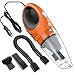 Car Vacuum Cleaner High Power LIBERRWAY RETECK DC 12v 3.6Kpa Portable Handheld Car Vacuum Wet Dry Lightweight Auto Vacuum Cleaner Tools with Cigarette Lighter Plug, 14ft Power Cord - 105 Orange