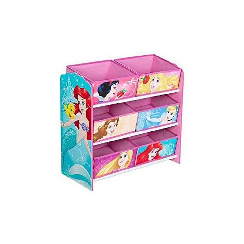 Disney Princess Kids Bedroom Storage Unit with 6 Bins by HelloHome