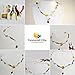 PandaHall Elite About 800 Pcs Chip Gemstone Beads Crushed Pieces Stone Length 4-12mm for Jewelry Making 8 Styles