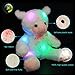 WEWILL LED Lamb Stuffed Animal Sheep Soft Plush Toy Nightlight Companion Gift for Babies on Birthday Christmas, White, 9 Inch