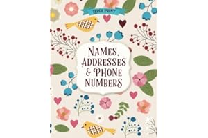 Large Print Address Book
