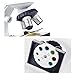 Kidcia Microscope for Kids Science Kit, Beginner's Microscope Kit Blue/White with LED 80X 200x and 450x Magnification Science Toy, Educational Toy Birthday Gift for Boys & Girls