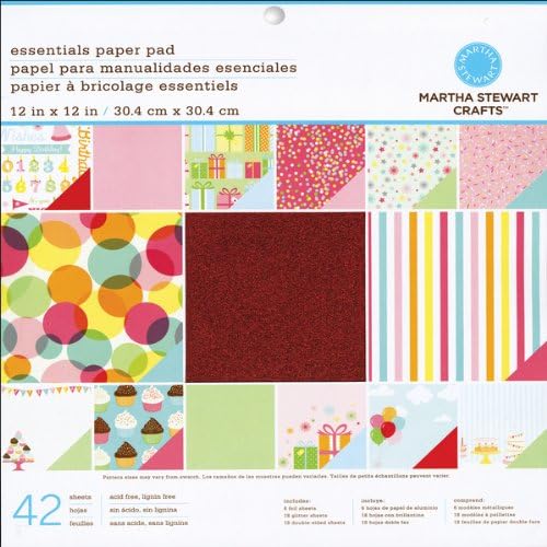 Modern Festive Paper Pad 12"X12"-42 Sheets - 738331