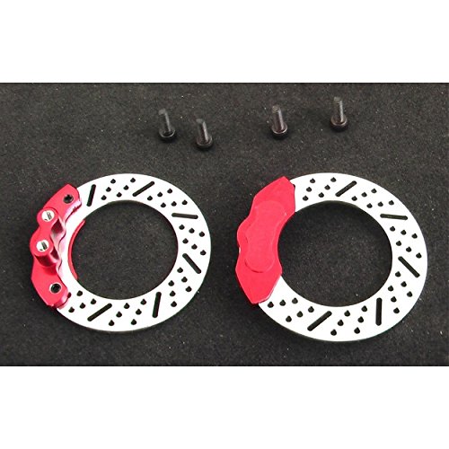 Hot Racing TTS3902 Brake disc Red caliper (2) tts