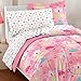 Dream Factory Pretty Princess Ultra Soft Microfiber Girls Comforter Set, Pink, Full