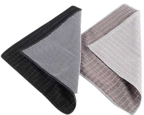 Kleanner 6 Packs Microfiber Kitchen Dish Cloth and Towel ...