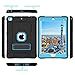 iPad Mini 5 Case, iPad Mini 4 Case, Hybrid Three Layer Armor Shockproof Rugged Drop Protection Cover Case Built with Kickstand for iPad Mini 4/5 7.9 Inch