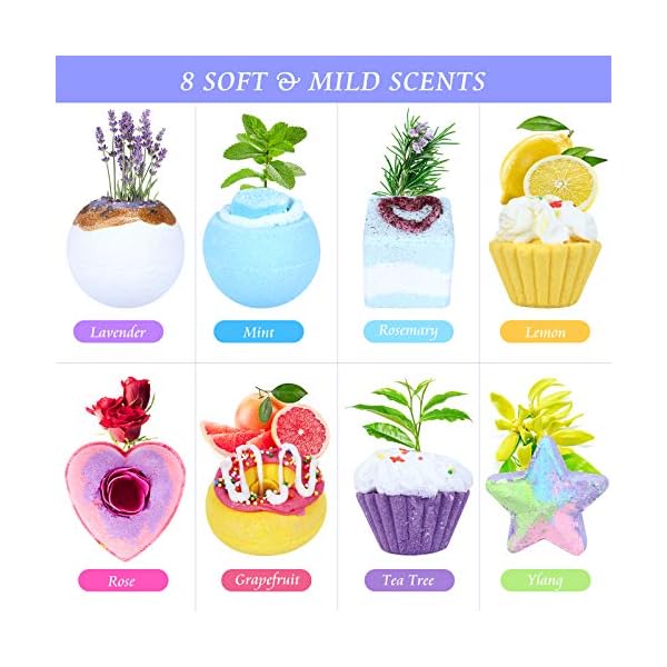 MAQUITA-8Pcs-Shower-Bath-Bombs-with-SPA-Aromatherapy-Stress-Relif-Relaxing-Gift-for-Women-Girls-Great-Mothers-Day-Birthday-Christmas-Gifts MAQUITA 8Pcs Shower Bath Bombs with SPA Aromatherapy Stress Relif Relaxing Gift for Women Girls Great Mothers Day…