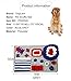 PETVINS Dog Snuffle Mat Treat Blanket, Pet Puzzle Activity Mat for Stress Release, Nose Work Mat for Slow Feeding and Foraging Training Colorful
