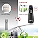 Wireless Presenter with Laser Pointer,2.4GHZ PPT Clicker, Support Super URL, Powerpoint Presentation Remotes R400-OPROLLA,USB Control for Teaching. Updated Version