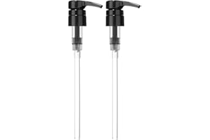 Bar5F Pump for 33.8-Oz Shampoo and Conditioner Liter Bottles (Fits 1" inch Bottle Neck 28/410) 2-Pack