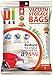 DIBAG Space Saver Vacuum Storage Bags - 2 Premium Travel Space Bags - Bag Size: Jumbo 122x89 cm - 2X Sealed Compression Plastic Bags for Clothing Storage, Clothes Bedding & Packing