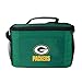 NFL Green Bay Packers Insulated Lunch Cooler Bag with Zipper Closure, Green