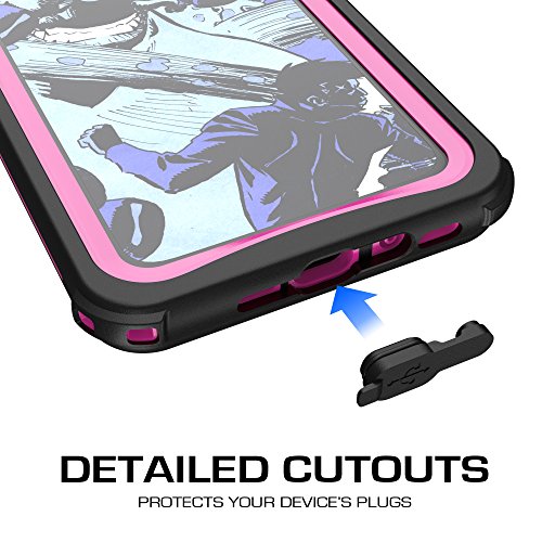 Ghostek Nautical Ultra Slim iPhone X Waterproof Case Fully Sealed Drop Resistant | Swimming Fishing Boating Snorkeling Jet Skiing Sailing Canoeing Kayaking Surfing Scuba Diving | Pink - Thumbnail 2
