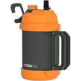 Hydraful 1 Gallon Water Jug, 128 oz Large Insulated Stainless Steel Sports Water Jug, Large Triple Wall Vacuum Insulation Water Bottle-Keeps Cold up to 48 Hrs-Sweat Proof, for Gym, Hiking & Camping
