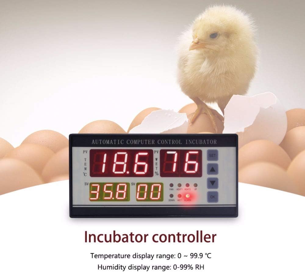 HuXwei XM-18 Digital automatic small egg incubator thermostat controller for humidity and temperature controlling,Black