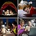 AXTEE Clip On Lamp LED Desk Lamp Rechargeable Book Lights Adjustable Gooseneck Touch Control Brightness 3 Levels with USB Port Protection Eye for Home, Office, Computer, Bed
