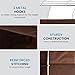 ZOBER Hanging Closet Organizer, 5-Shelf - Hanging Storage Organizer Shelves for Clothes, Towels, Toys - College Dorm Room, Nursery, & Home Closet