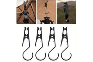 1PC PVC Camping Hooks Lightweight Tent Clips Durable Multifunctional Gear Hangers for Lanterns, Towels, Backpacks in Tent, RV