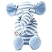 Manhattan Toy Baby Activity Plush Toy with Ring Rattle, Blue Elephant, 10
