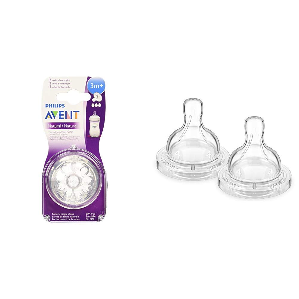 philips avent natural teat 3 holes