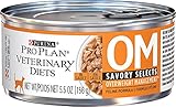 Purina OM Savory Select Overweight Management Cat Food (24 - 5.5oz cans)