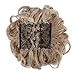 BARSDAR Messy Hair Bun Extension Combs in Easy Stretch Scrunchie Chignon Tray Ponytail Hairpieces for Women/Ladies/Girls (16P-613# Light Honey Blonde & Bleach Blonde)thumb 3
