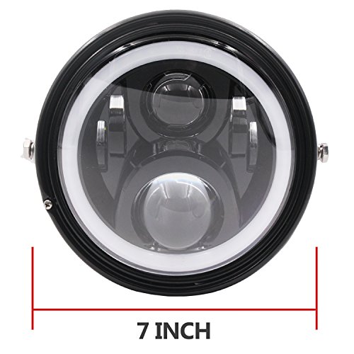 7" 7 Inch headlights Housing bucket for Harley Dyna, Iron 883 Upgrading