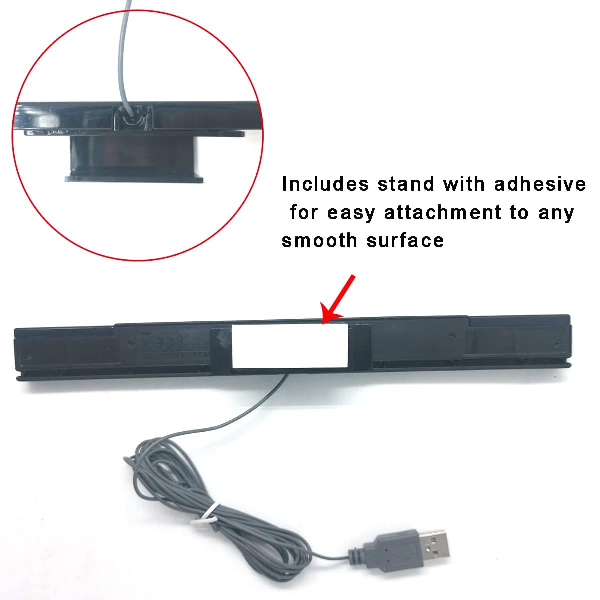 Otakulicious Wii Sensor Bar USB for Wii U Motion Dolphin Bar for Nintendo Console