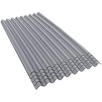 ONDURA 900 Corrugated Asphalt Roofing (5-Pack), Gray